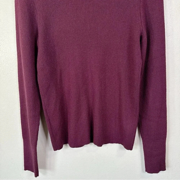 Halogen Womens Size 1X Ribbed Heart Neck Soft Long Sleeve Sweater - Picture 14 of 15